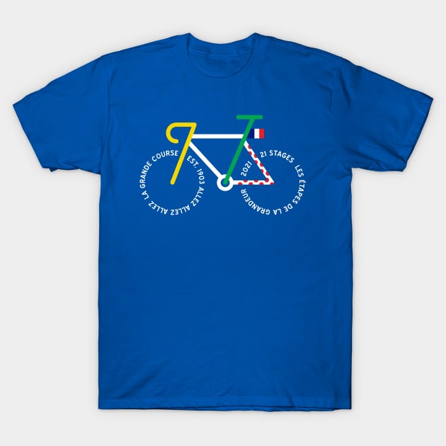 Tour De France 2021 T-Shirt by reigedesign